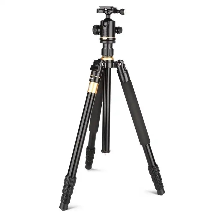 BASE Optics Ball Head Aluminium Tripod (10kg Load) with Gun Saddle Shooting Rifle Rest