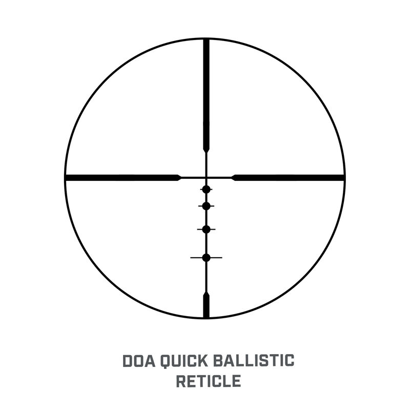 Bushnell Banner 2 4-12x40 Non-IR DOA Quick Ballistic MOA 1" Rifle Scope