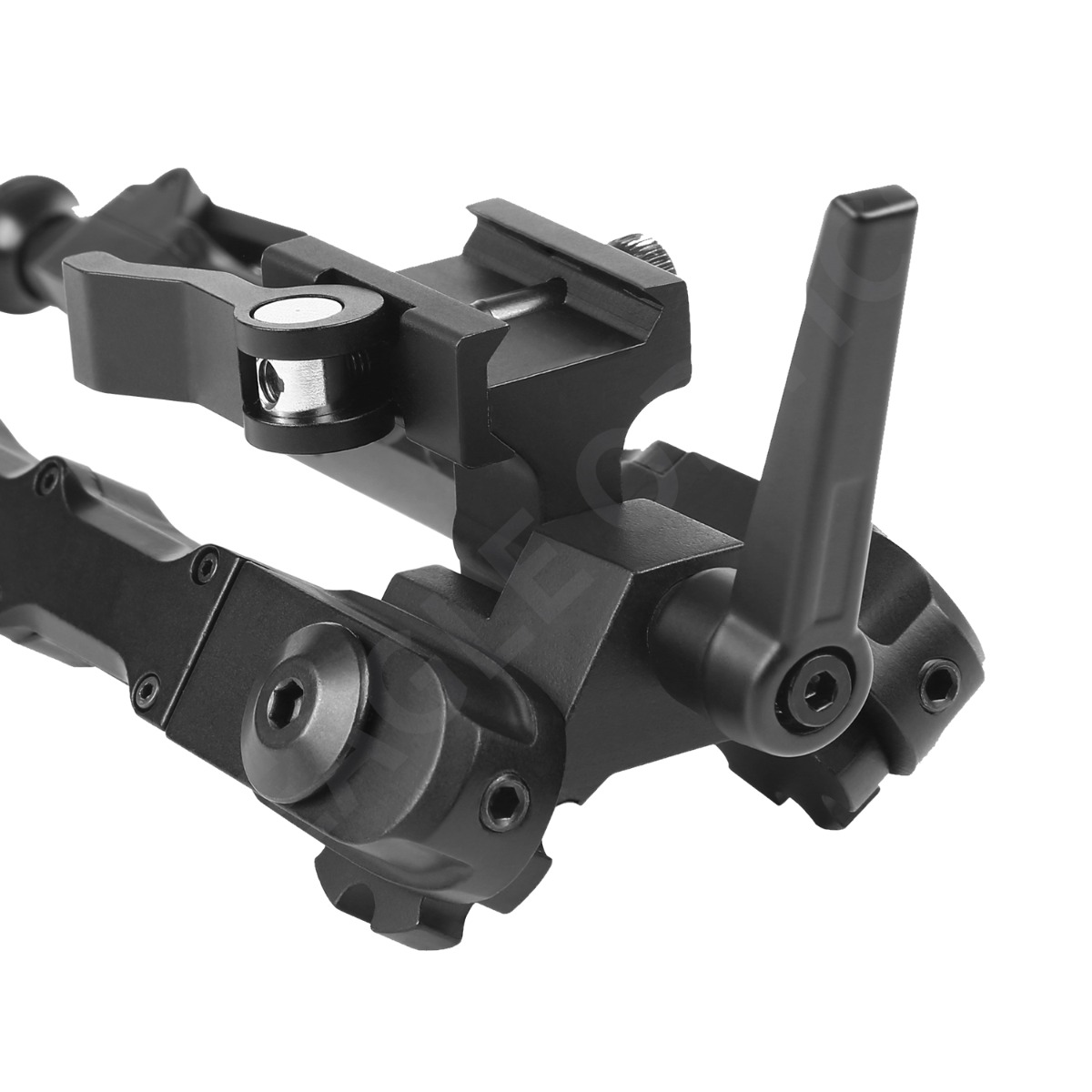 T-Eagle H9 Aluminium 6-9 Inch Adjustable Swivel Notched Leg Bipod with Picatinny Mount