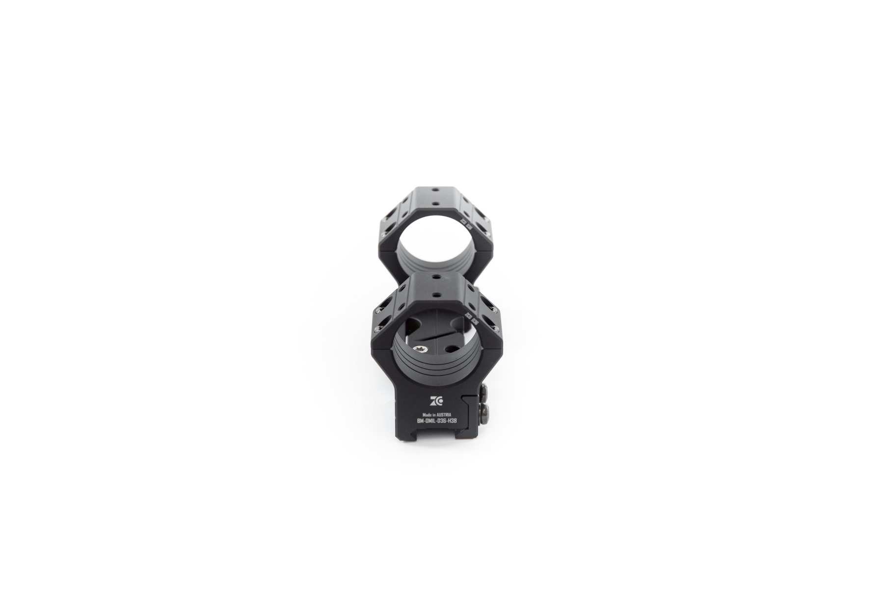 ZCO One Piece Picatinny Block Mount 36mm Tube - 38mm Height - 0MIL Elevation	
