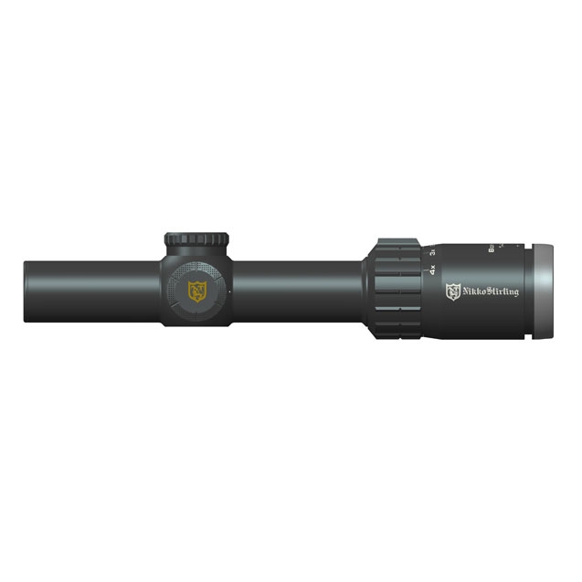 Nikko Stirling Boar Eater 1-4x24 SFP Illuminated Rifle Scope
