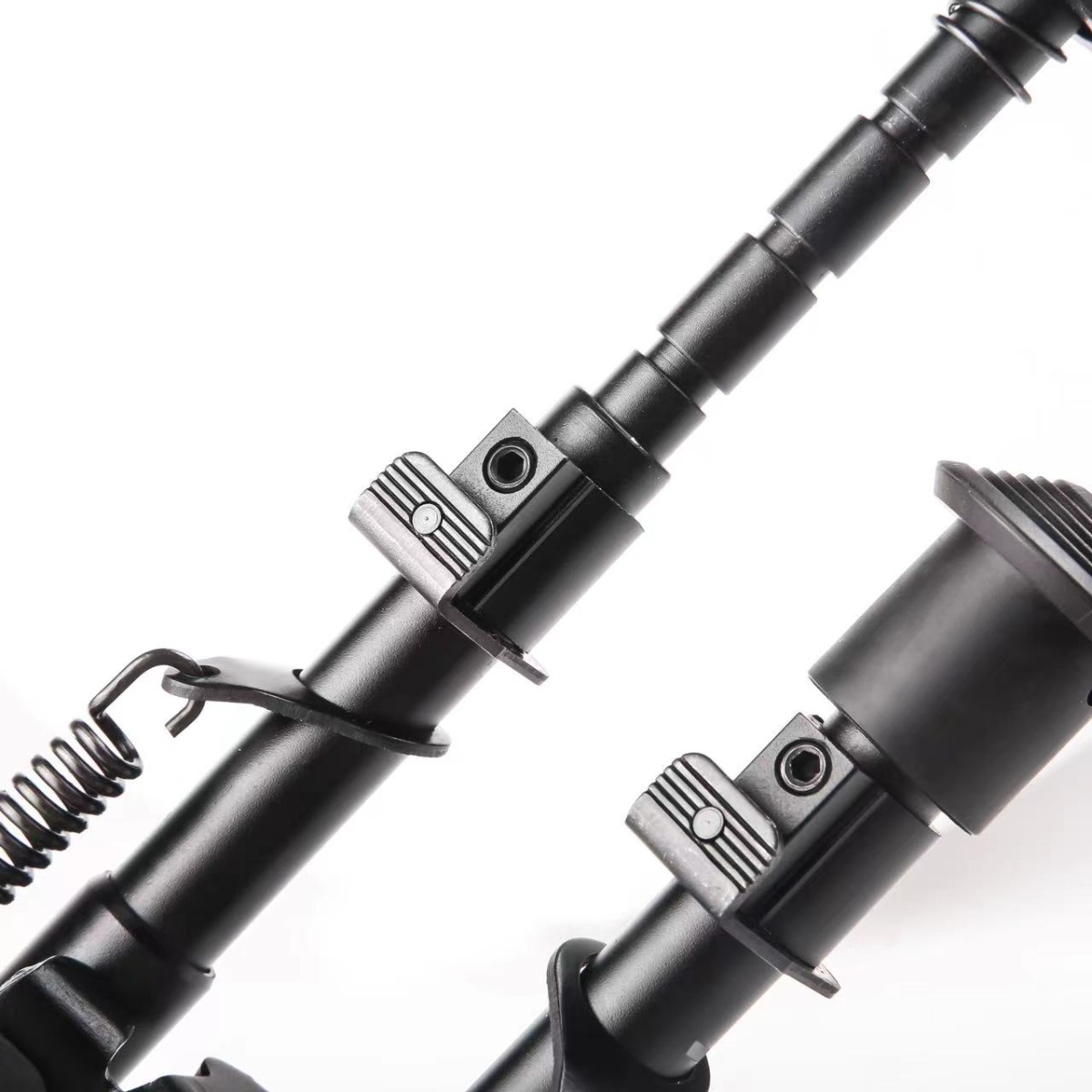 T-Eagle LD-6 Aluminium 6-9 Inch Adjustable Notched Leg Bipod with Bracket