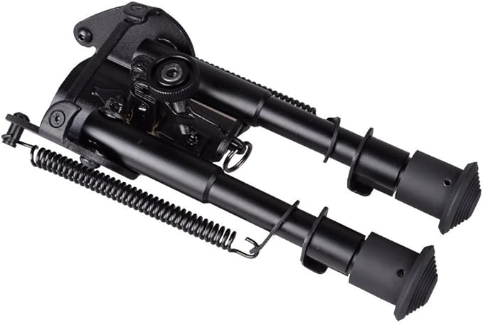 T-Eagle HDLG-6 Aluminium 6-9 Inch Smooth-Leg Bipod with Picatinny Mount
