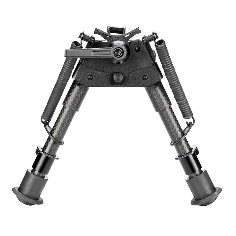 T-Eagle TXWBT-6 Carbon Fiber / Aluminium 6-9 Inch Notched Leg Bipod with Picatinny Mount