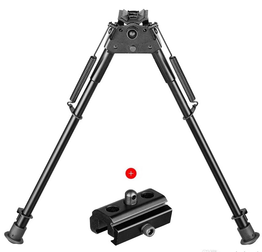 T-Eagle BT-6 Aluminium 6-9 Inch Notched Leg Bipod with Picatinny Mount