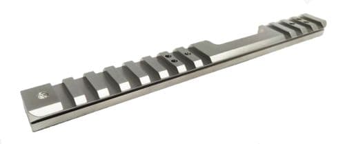 Britannia Rails CZ 455 11mm Dovetail Forward Extended Length Aluminium Silver Picatinny Rail