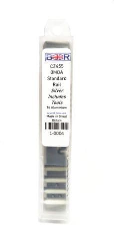 Britannia Rails CZ 455 11mm Dovetail Standard Length Aluminium Silver