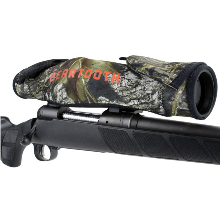 Beartooth Scopemitt® Premium Neoprene Scope Cover with Flip-Up Mitt - 50+ Short (Mossy Oak Break-Up)