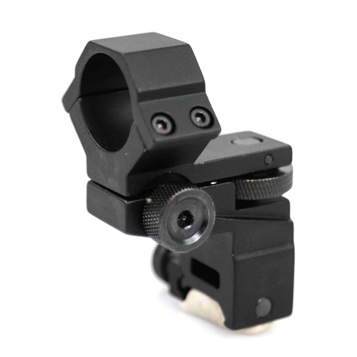 ** BUNDLE ** WULF 1" Low Profile Picatinny Adjustable IR Illuminator / Flashlight Rifle Scope Mount + 30mm / 1 inch Picatinny Scope Accessory Mount