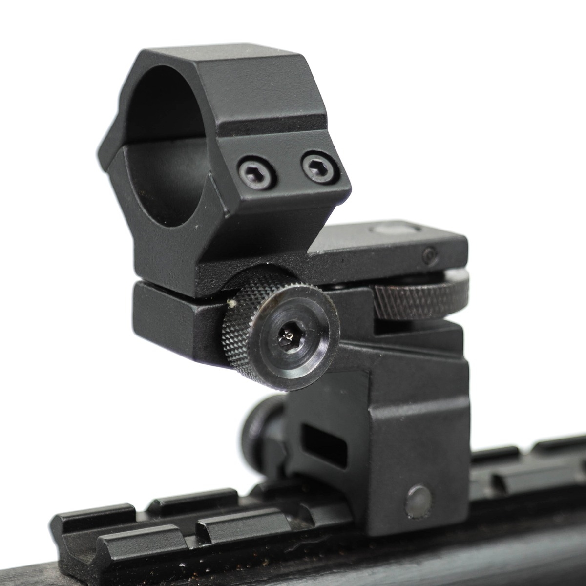** BUNDLE ** WULF 1" Low Profile Picatinny Adjustable IR Illuminator / Flashlight Rifle Scope Mount + 30mm / 1 inch Picatinny Scope Accessory Mount