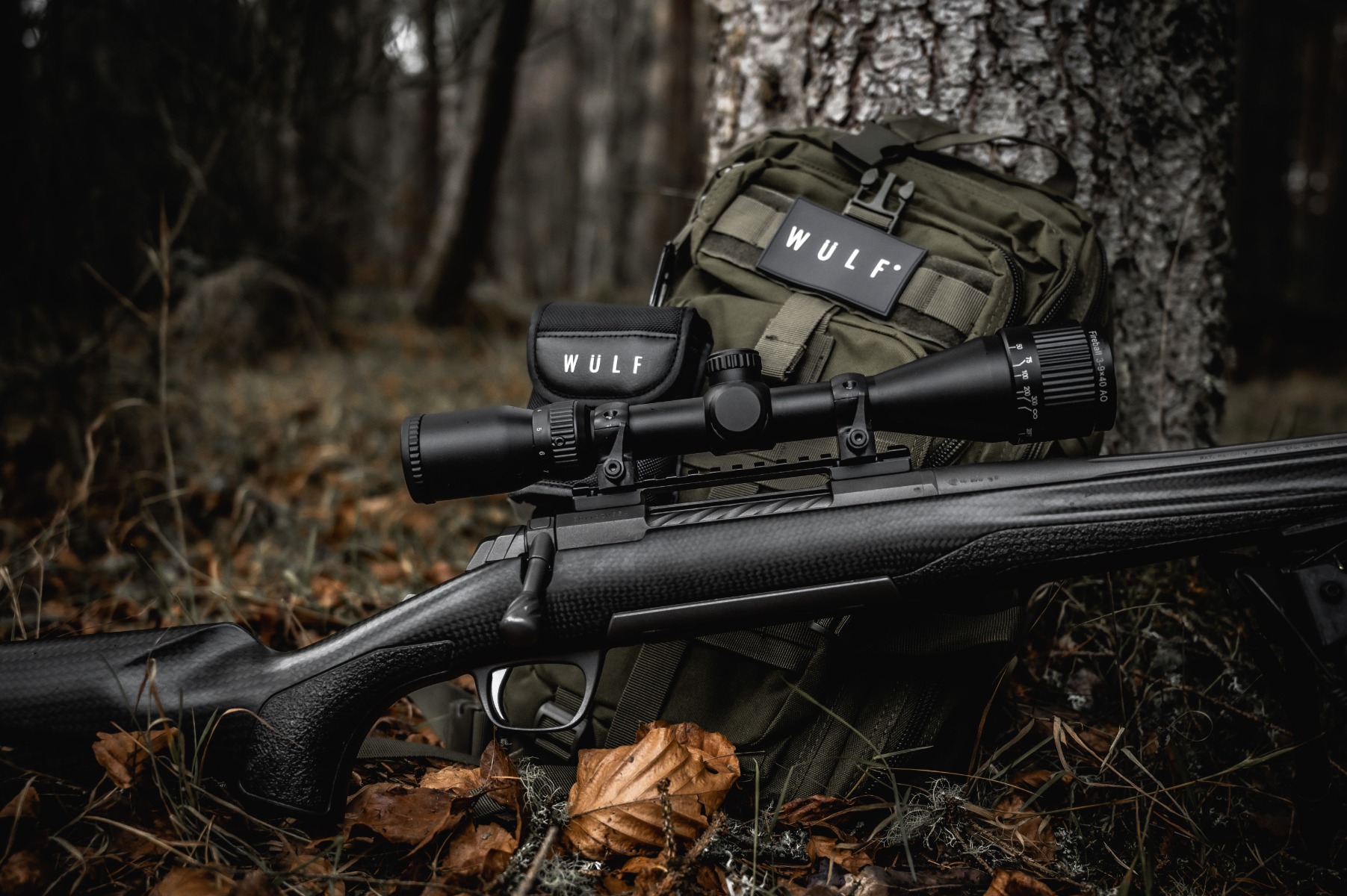 WULF Fireball 4-12x50 SFP Non-Illuminated Half Mil Dot Rifle Scope