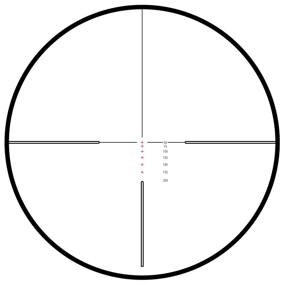 Hawke Vantage 30 4-16x50 SFP WA SF IR 1/4 MOA Rimfire .22 LR HV Rifle Scope