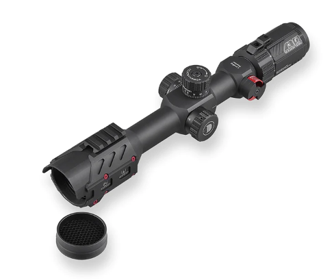 Discovery Optics HS 4-16X44 Non- Illuminated SFAI FFP 1/4 MOA Rifle Scope with Rings