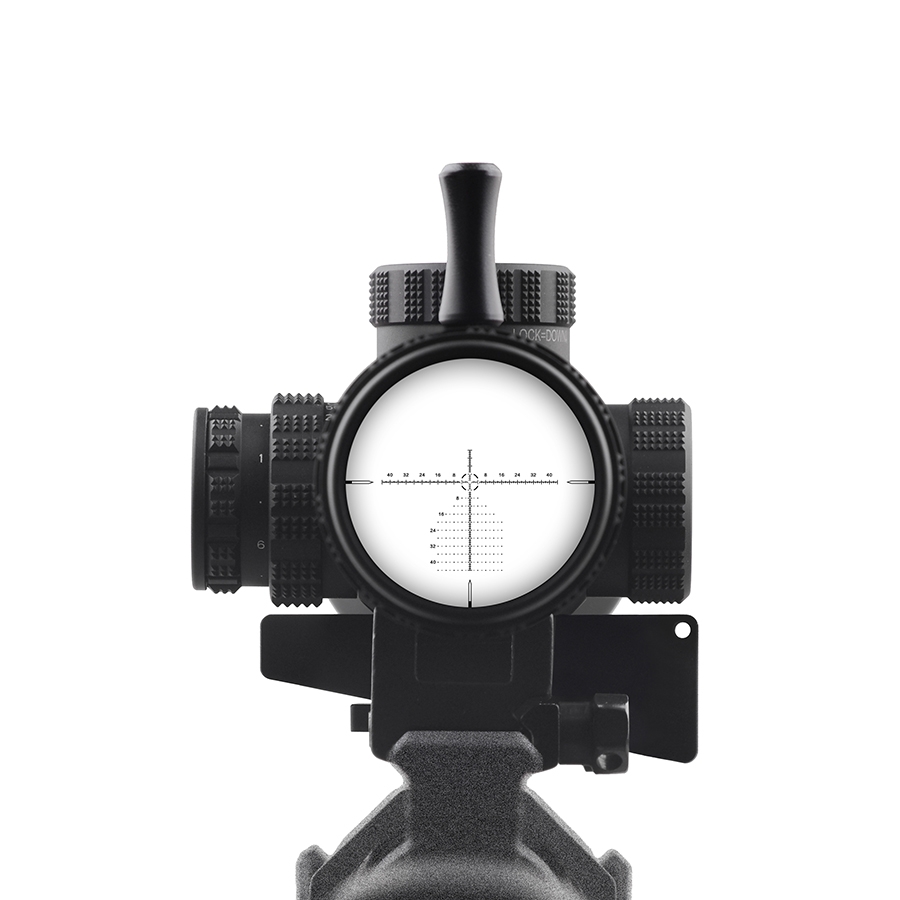 Discovery Optics ED LHT 4-20x44 FFP Illuminated 1/8 MOA Side Focus Zero Stop Locking Turret Target Shooting Rifle Scope