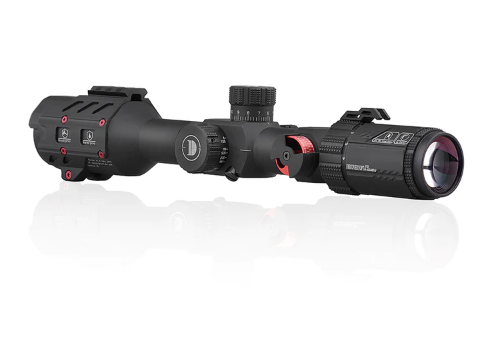 Discovery Optics HS 4-16X44 Non- Illuminated SFAI FFP 1/4 MOA Rifle Scope with Rings