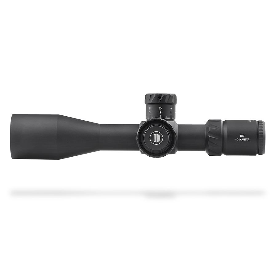 Discovery Optics HD 4-24x50 SF Illuminated FFP Zero Stop Rifle Scope