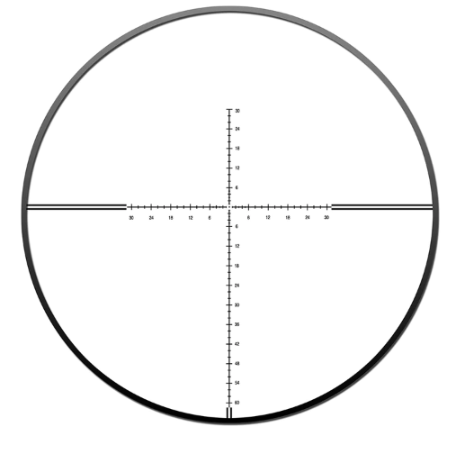 Discovery Optics HS 4-16X44 Non- Illuminated SFAI FFP 1/4 MOA Rifle Scope with Rings