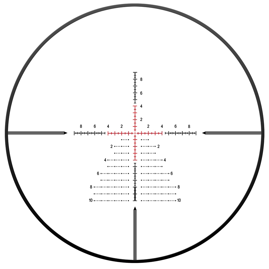 Discovery Optics HD 4-24x50 SF Illuminated FFP Zero Stop Rifle Scope