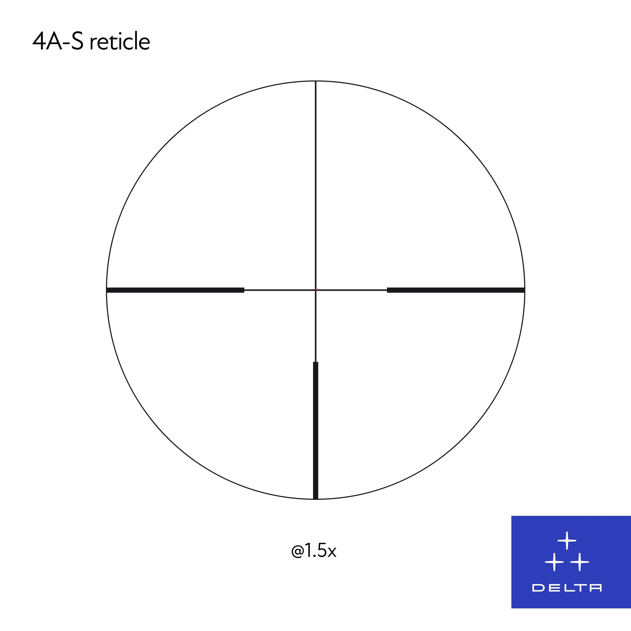 Delta Optical Titanium HD 1.5-9x45 SFP 4A S 0.1MRAD 30mm Rifle Scope