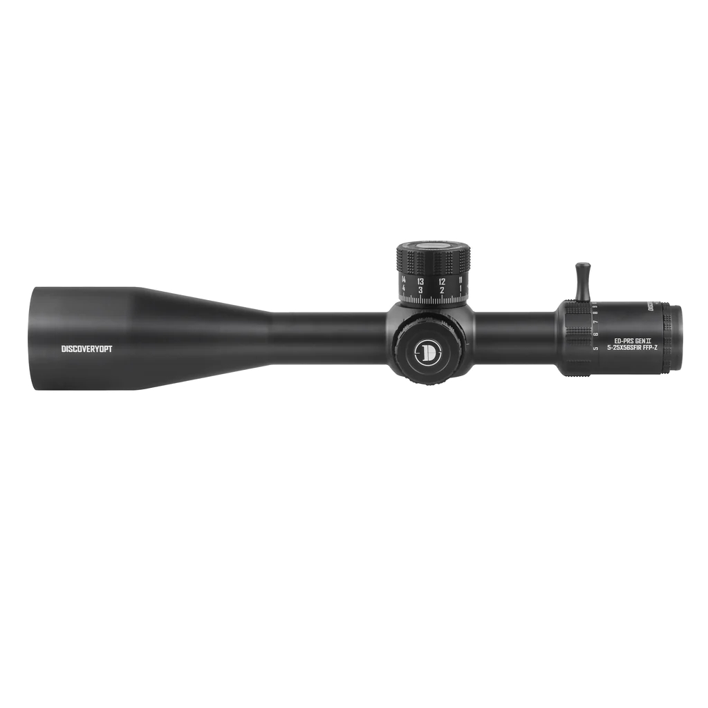 Discovery Optics ED-PRS Gen II 5-25x56 FFP Illuminated Side Focus Rifle Scope
