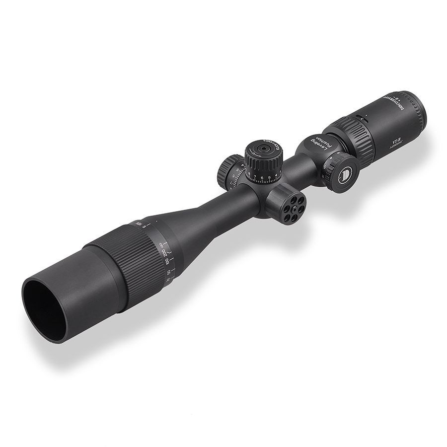 Discovery Optics VT-R 3-12x42 SFP Illuminated 1/4 MOA Front Focus Rifle Scope – Free 9-11mm Dovetail Mounts Included