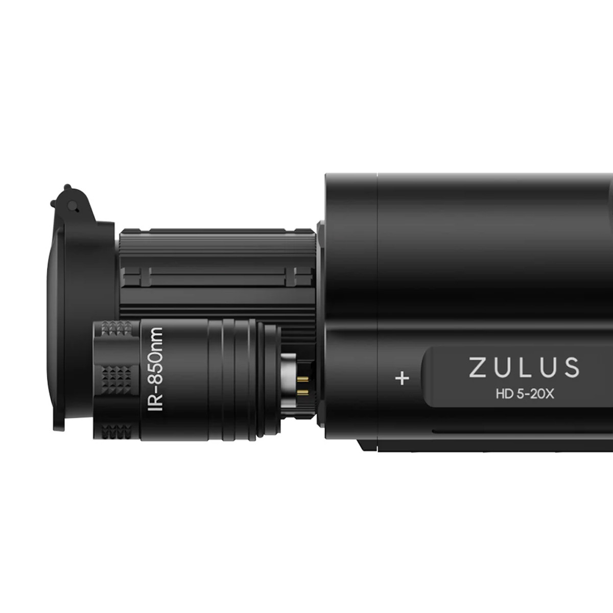 DNT Optics ZULUS HD 5-20X Digital Night Vision Scope With LRF And Ballistic Calculator (PM20L 20MOA Picatinny Rail Included)