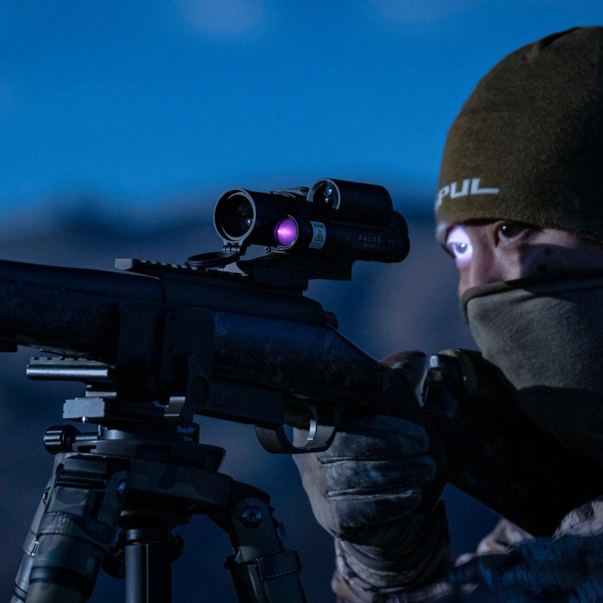 DNT Optics ZULUS HD 5-20X Digital Night Vision Scope With LRF And Ballistic Calculator (PM20L 20MOA Picatinny Rail Included)
