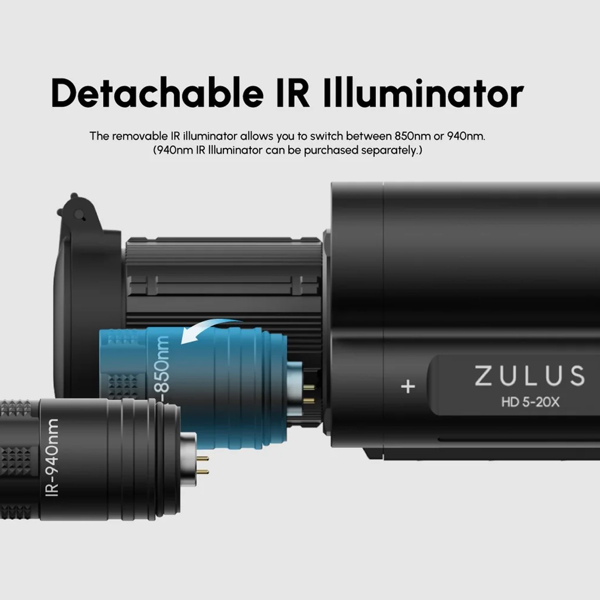 WIN A: DNT Optics ZULUS HD 5-20X Digital Night Vision Scope With LRF And Ballistic Calculator + PM20L 20MOA Picatinny Rail 