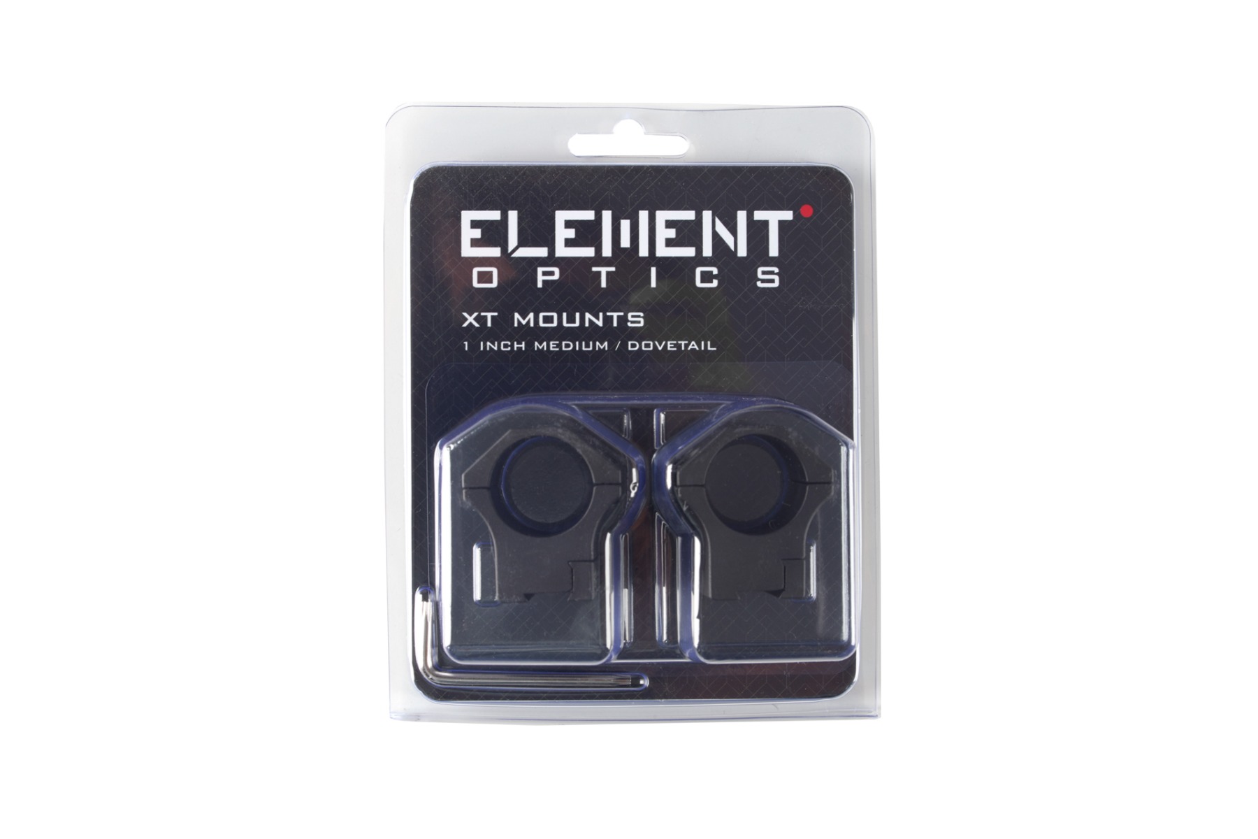 Element XT 1 Inch Low Dovetail Rifle Scope Ring Mount