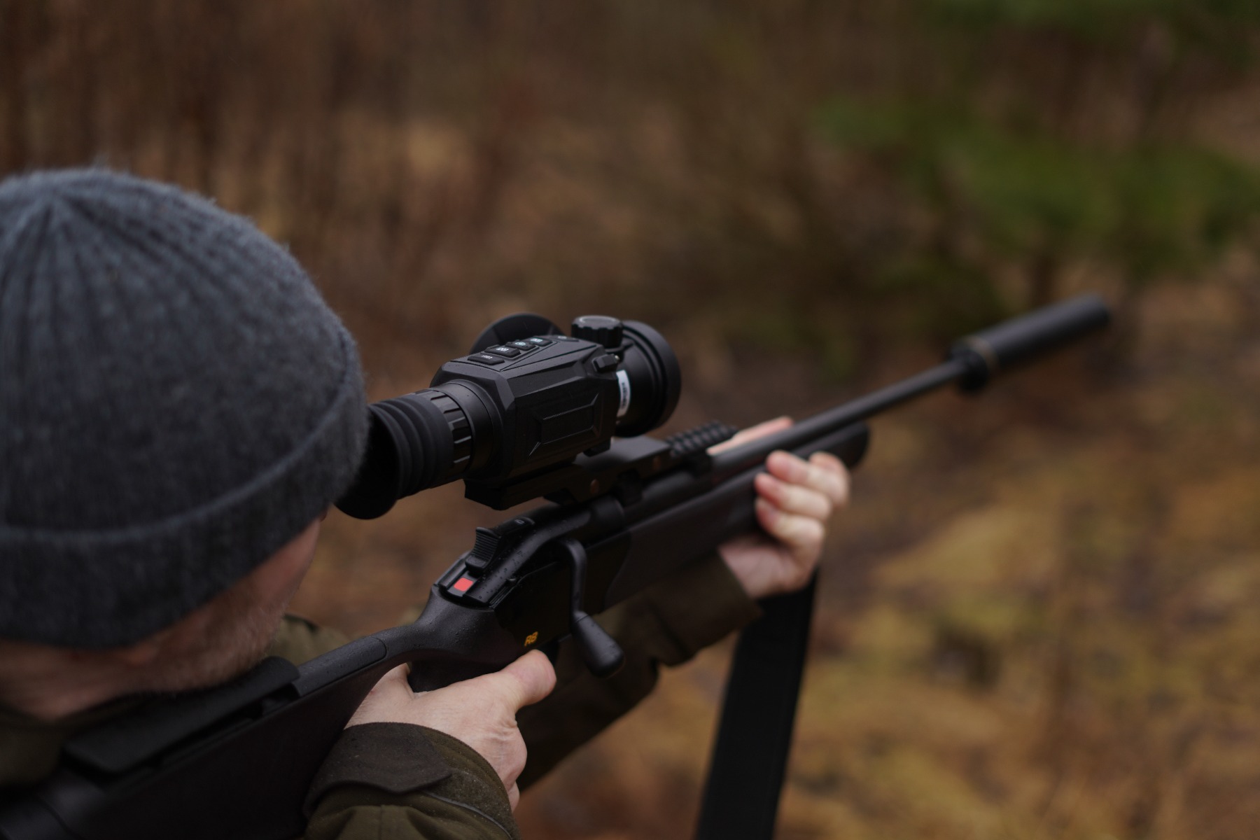 HIKMICRO Thunder 2.0 TH35 3.0x 35mm 20mK 384×288px 12µm Smart Thermal Weapon Scope with Rail