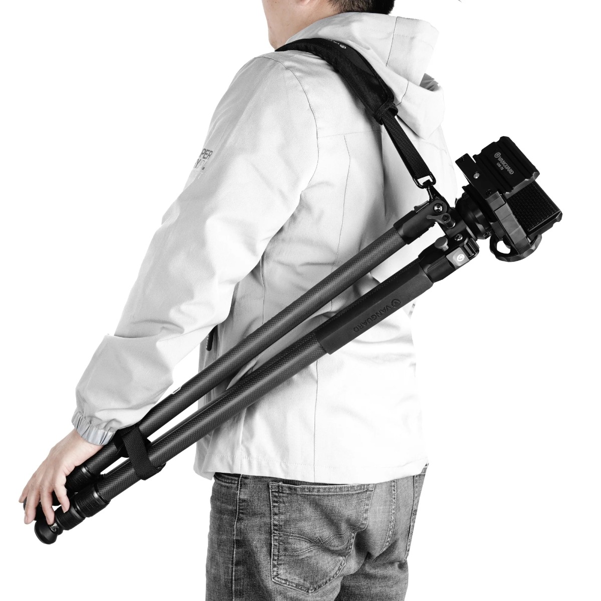 Vanguard Endeavor L 263CGM Carbon Fibre Levelling Shooting Rest With Rifle GM-70 Clamp