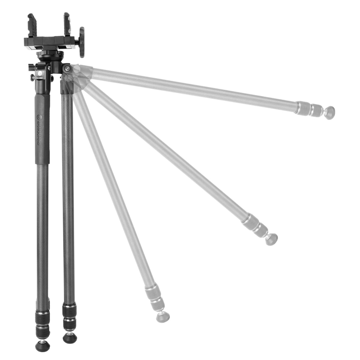 Vanguard Endeavor L 263CGM Carbon Fibre Levelling Shooting Rest With Rifle GM-70 Clamp