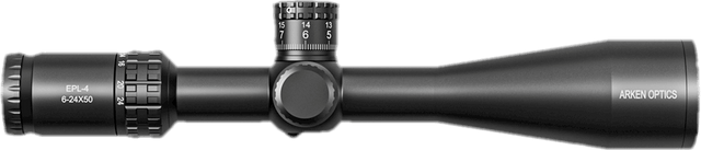 Arken Optics EPL4 6-24x50 FFP VPR MOA Illuminated Rifle Scope