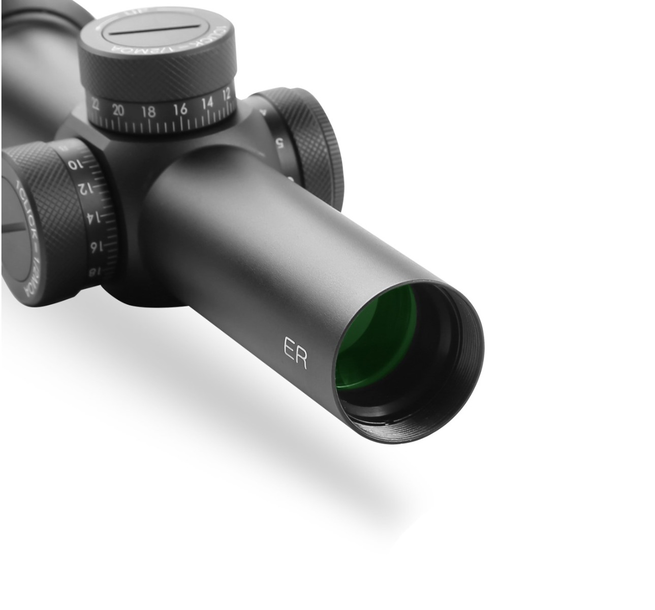 T-Eagle ER 1-6x24 Illuminated SFP MOA WA 1/2 MOA Rifle Scope with Rings - Black