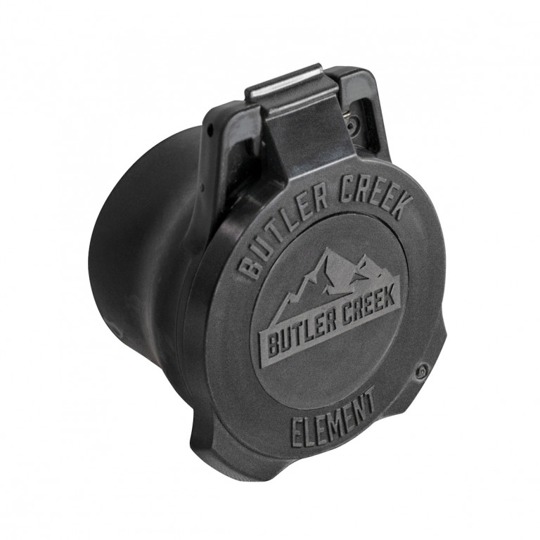Butler Creek Element Scope Cover, 50mm, Black, Objective