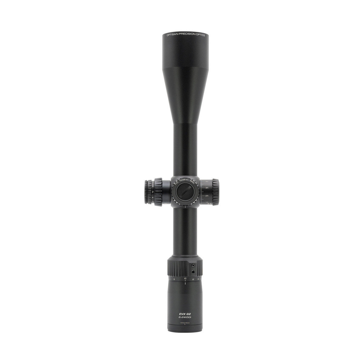Optisan EVX Gen II 6-24X50 SFP Illuminated MHP10i 0.1 MRAD LT Rifle Scope