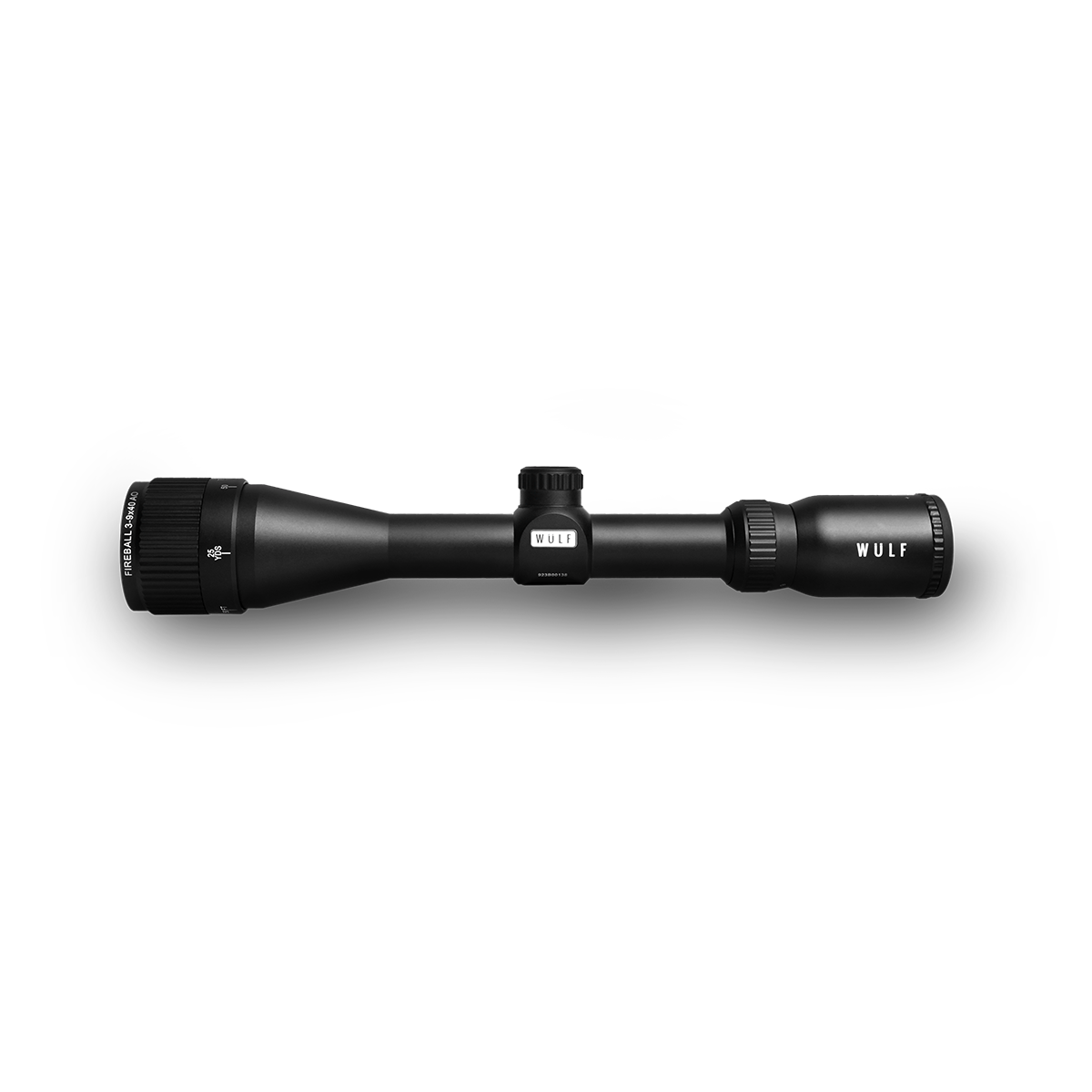 WIN A: WULF Fireball 3-9x40 Adjustable Objective 10 Yard Minimum Half Mil-Dot Reticle Rifle Scope w/ Dovetail Mounts
