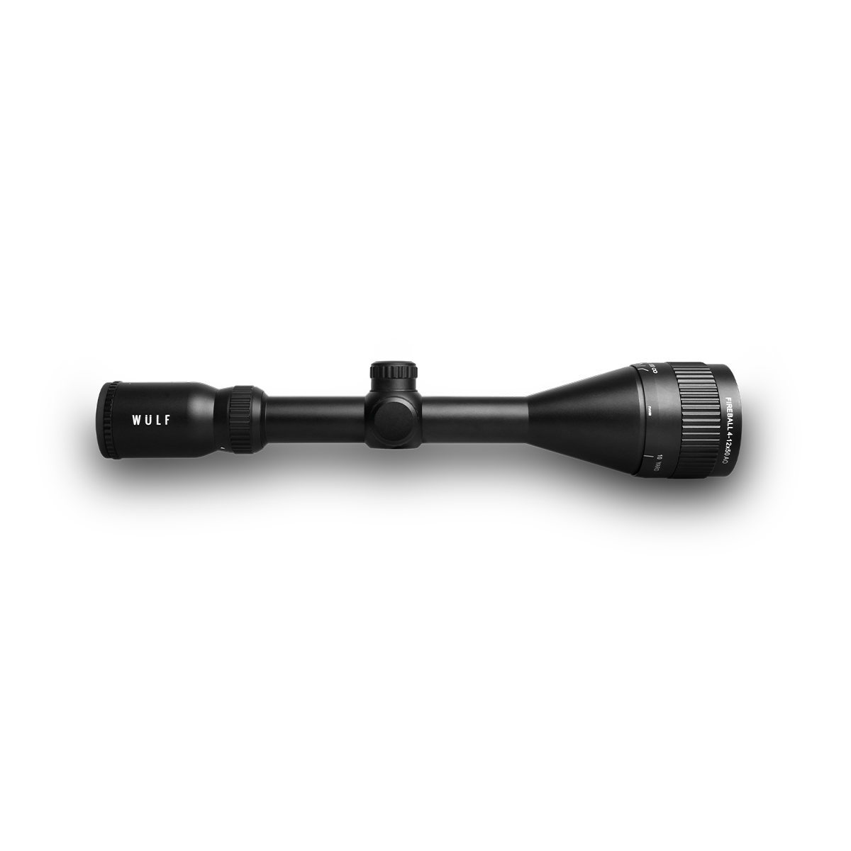 WULF Fireball 4-12x50 SFP Non-Illuminated Half Mil Dot Rifle Scope