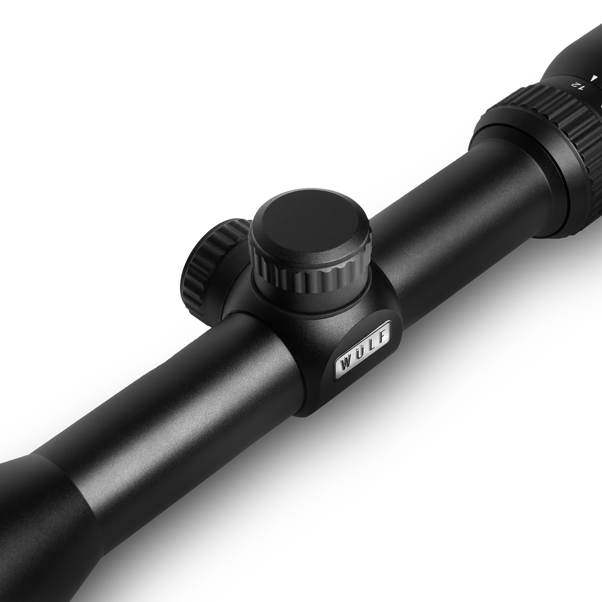 Ex-Demo WULF Fireball 2-7x32 SFP Adjustable Objective 5 Yards Minimum Half Mil-Dot Reticle 0.1 MRAD Clicks Rifle Scope - EXD320