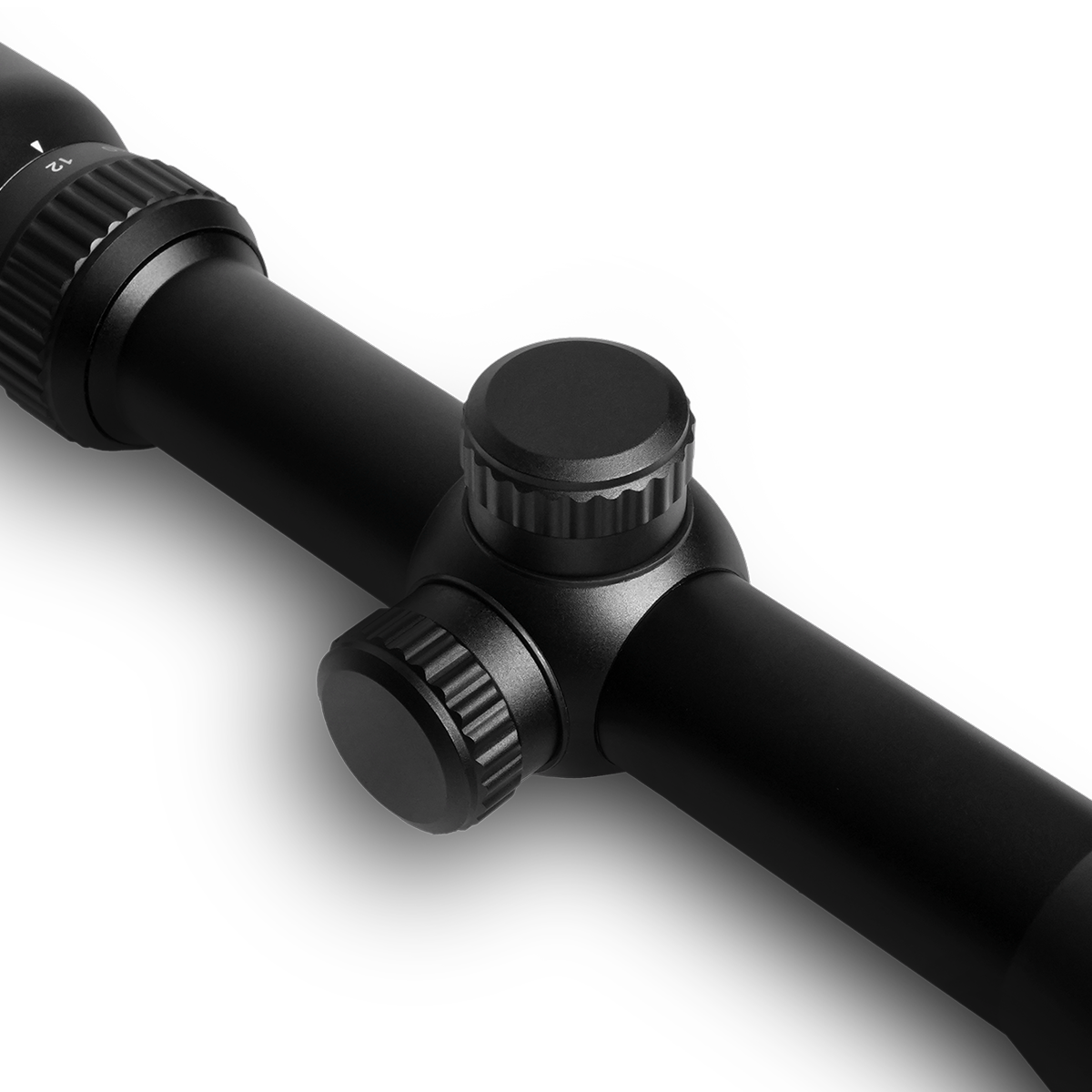 Ex-Demo WULF Fireball 2-7x32 SFP Adjustable Objective 5 Yards Minimum Half Mil-Dot Reticle 0.1 MRAD Clicks Rifle Scope - EXD320