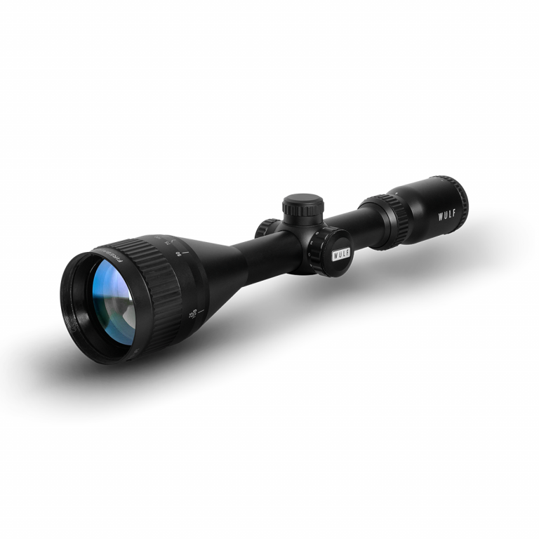 WULF Fireball 3-9x50 AO SFP Illuminated Half Mildot 0.1 MRAD Rifle Scope w/ 9-11mm Rings