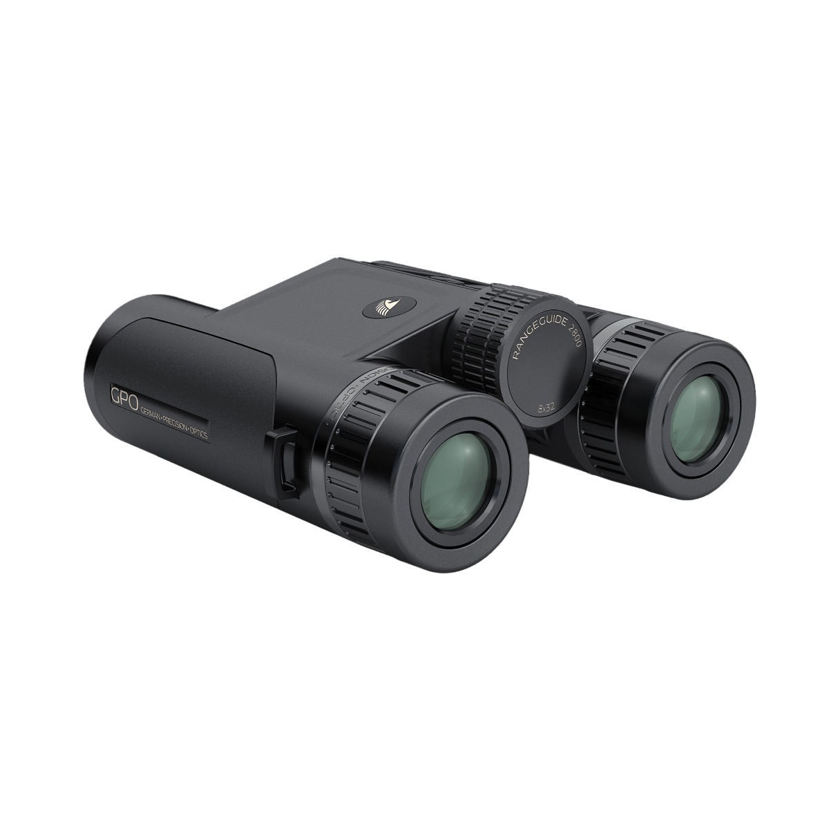 EX-DISPLAY German Precision Optics Rangeguide 8x32 Ultra Compact Midsize 2800m LRF Field Binoculars