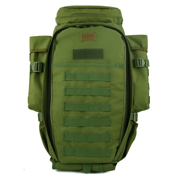 WULF 60L Tactical Expedition Rifle Pack (Detachable) - OD Green