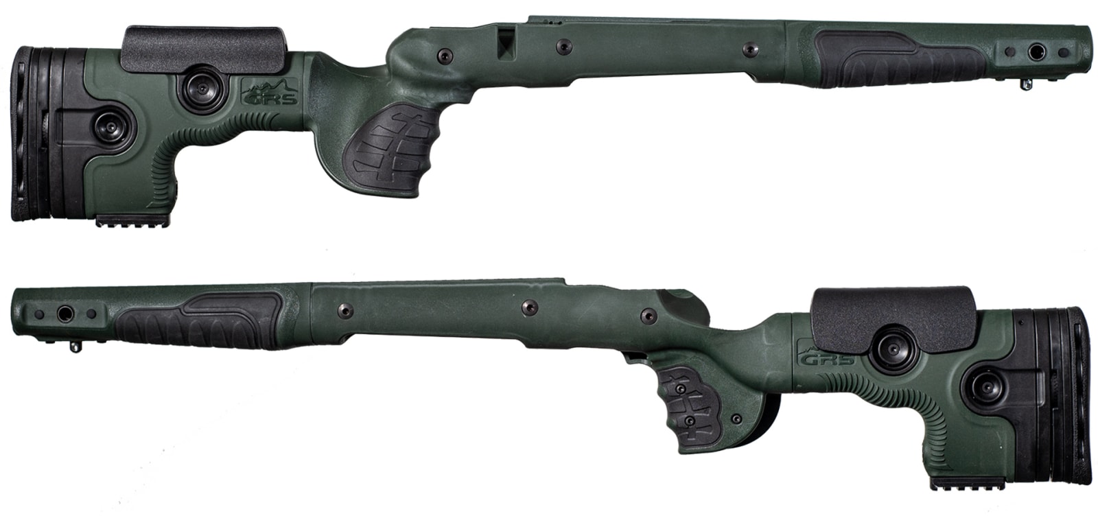 GRS Adjustable Stock, Bifrost Savage 116 Long Action Right Hand - Green
