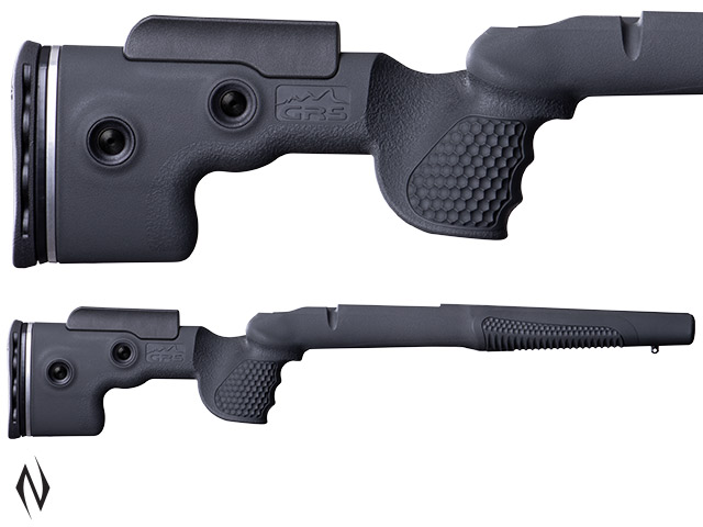 GRS Adjustable Fenris Composite Stock suited to Short Action Bergara B14 - Stealth Grey
