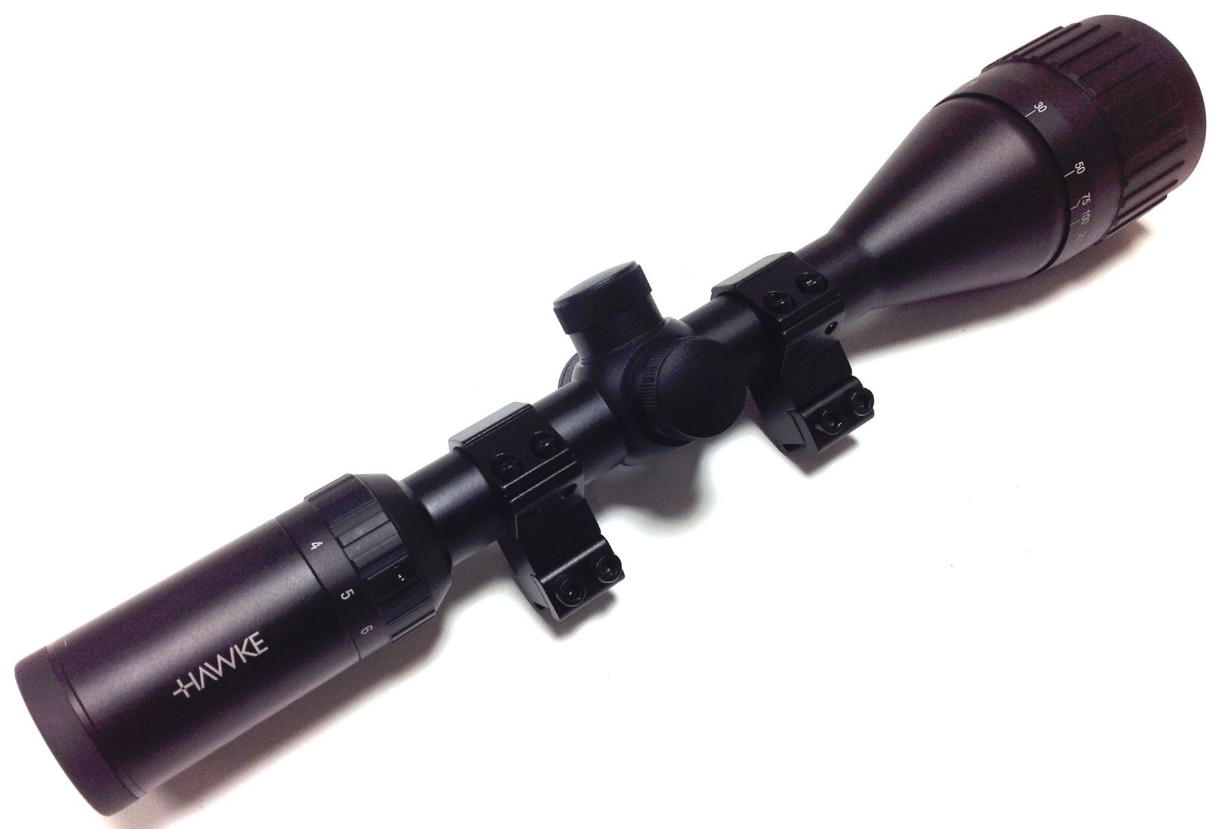 WIN A: Hawke Fast Mount IR 3-9X50 AO SFP Illuminated 1/4 MOA Mil Dot Rifle Scope