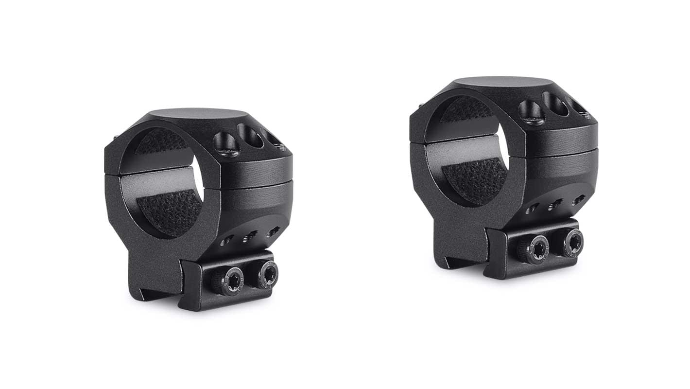 Hawke Tactical 2 Piece Match Mounts 9-11mm Rifle Scope Rings - Medium