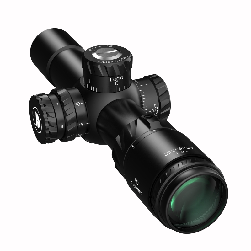 Discovery Optics HD 2-12x24 SF IR FFP 0.1MIL 30mm Rifle Scope