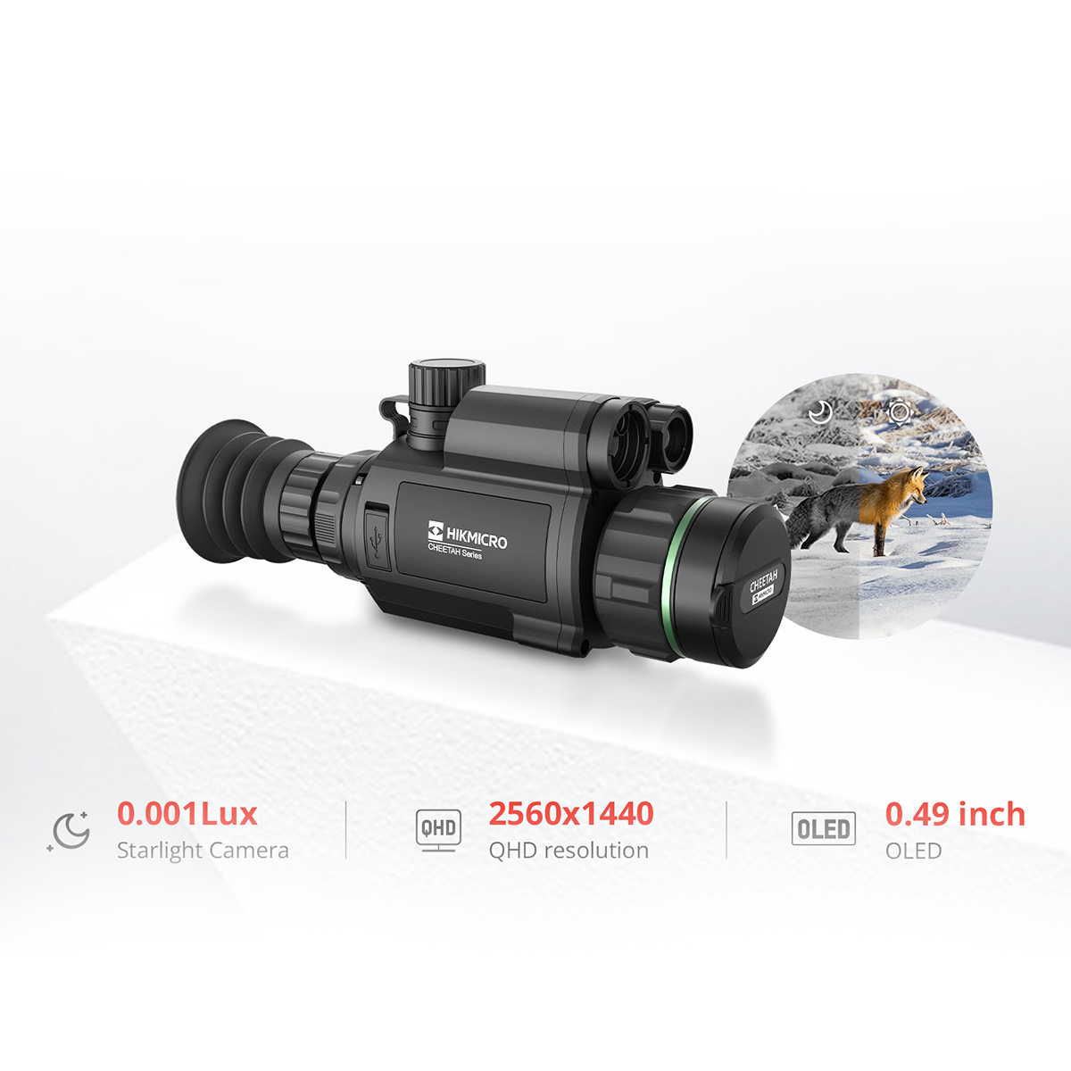 HIKMICRO HM-C32F Cheetah LRF Night Vision Rifle Scope