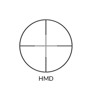 Nikko Stirling Mountmaster 4x40 Non-Illuminated 1/4 MOA HMD Front Focus Rilfe Scope - Free 9-11mm Dovetail Mounts Included